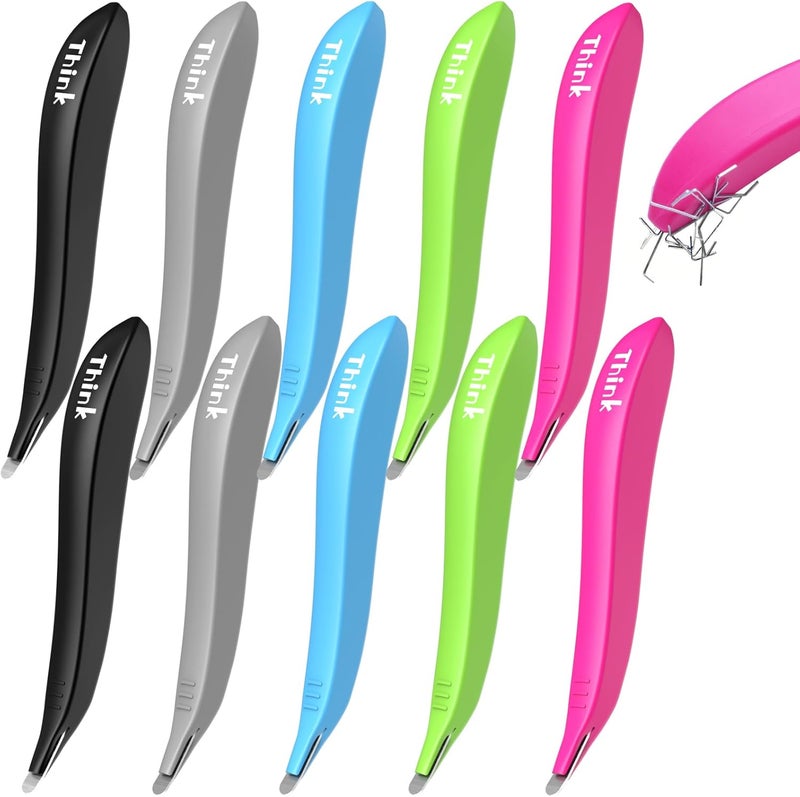 ThinkLearn Magnetic Staple Remover Tool 10 Pack - Ergonomic Stapler Remover Tool, Quick Staple Puller for Office, School & Home - Image 1